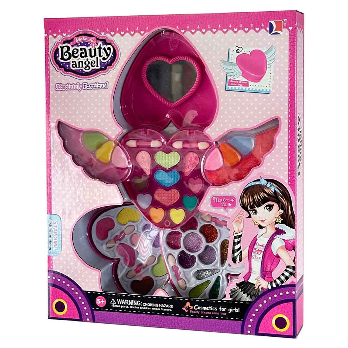 بيوتي أنجل طقم مكياج أحلام الجمال، للبنات، من عمر 5 إلى 7 سنوات