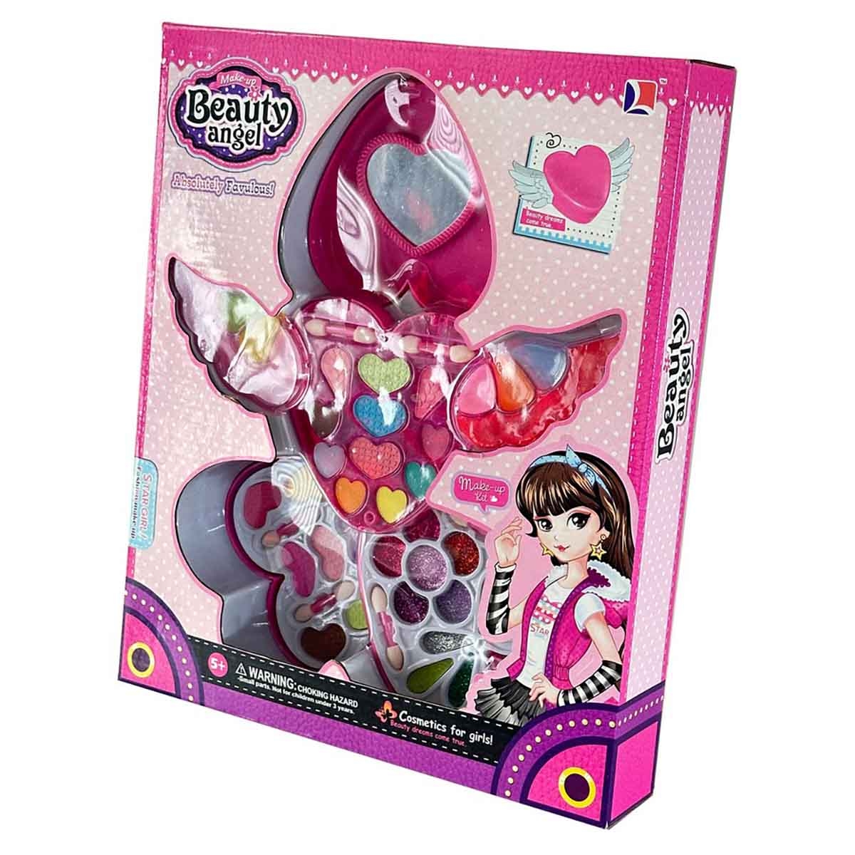 بيوتي أنجل طقم مكياج أحلام الجمال، للبنات، من عمر 5 إلى 7 سنوات