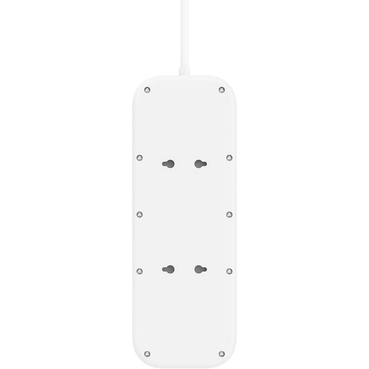 بيلكن مشترك كهربائي محمي من ارتفاع التيار بـ 8 منافذ مع USB-C وUSB-A بقدرة 18 واط بطول 2 متر