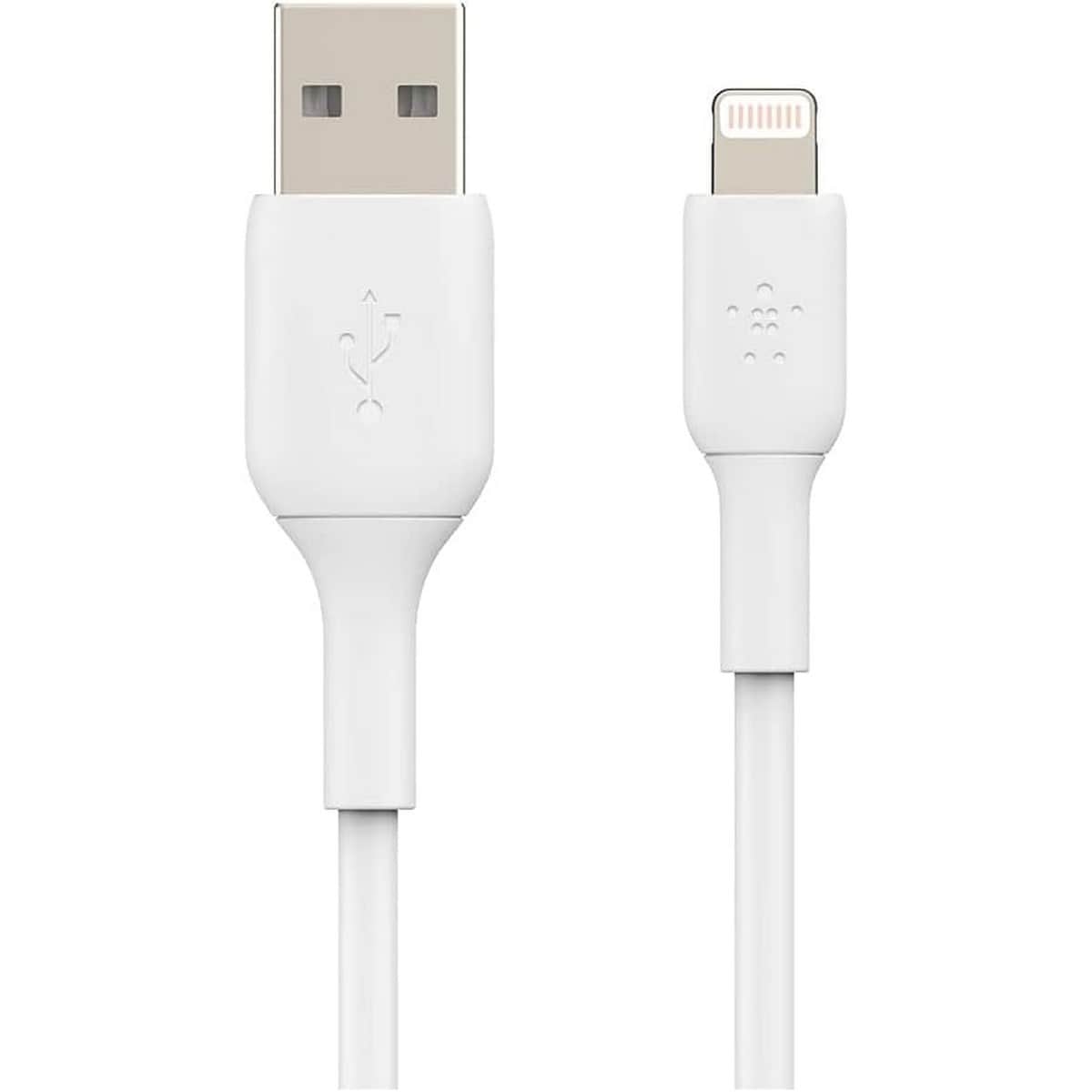 بيلكن طقم كابلين PVC USB-A إلى لايتنينج بطول 1 متر