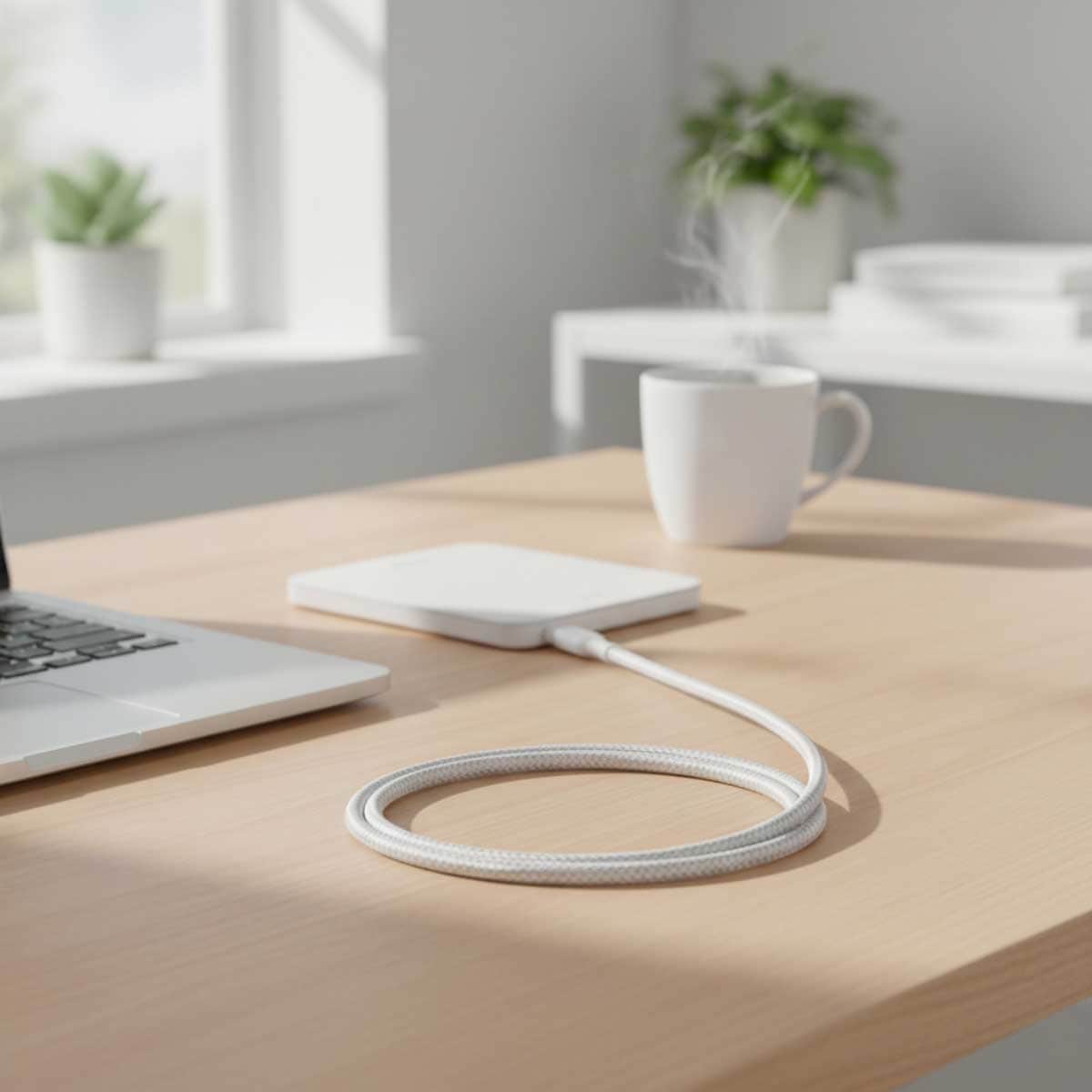 Belkin 2-Piece White 2m Braided USB-C to USB-C Cable Set