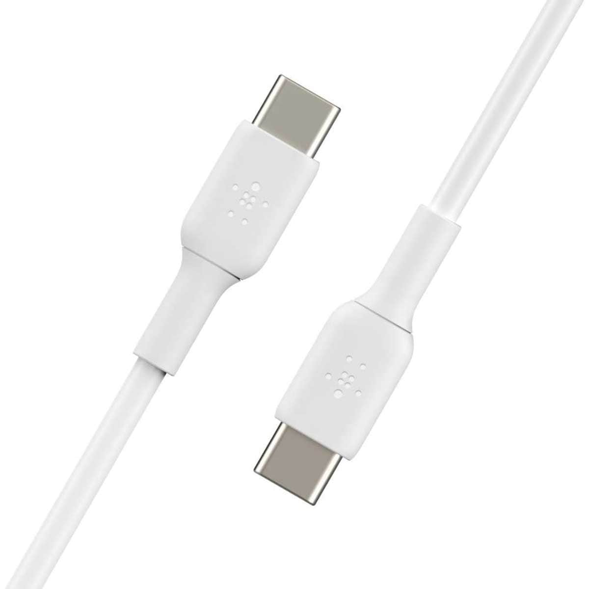 Belkin 2-Piece White 2m Braided USB-C to USB-C Cable Set