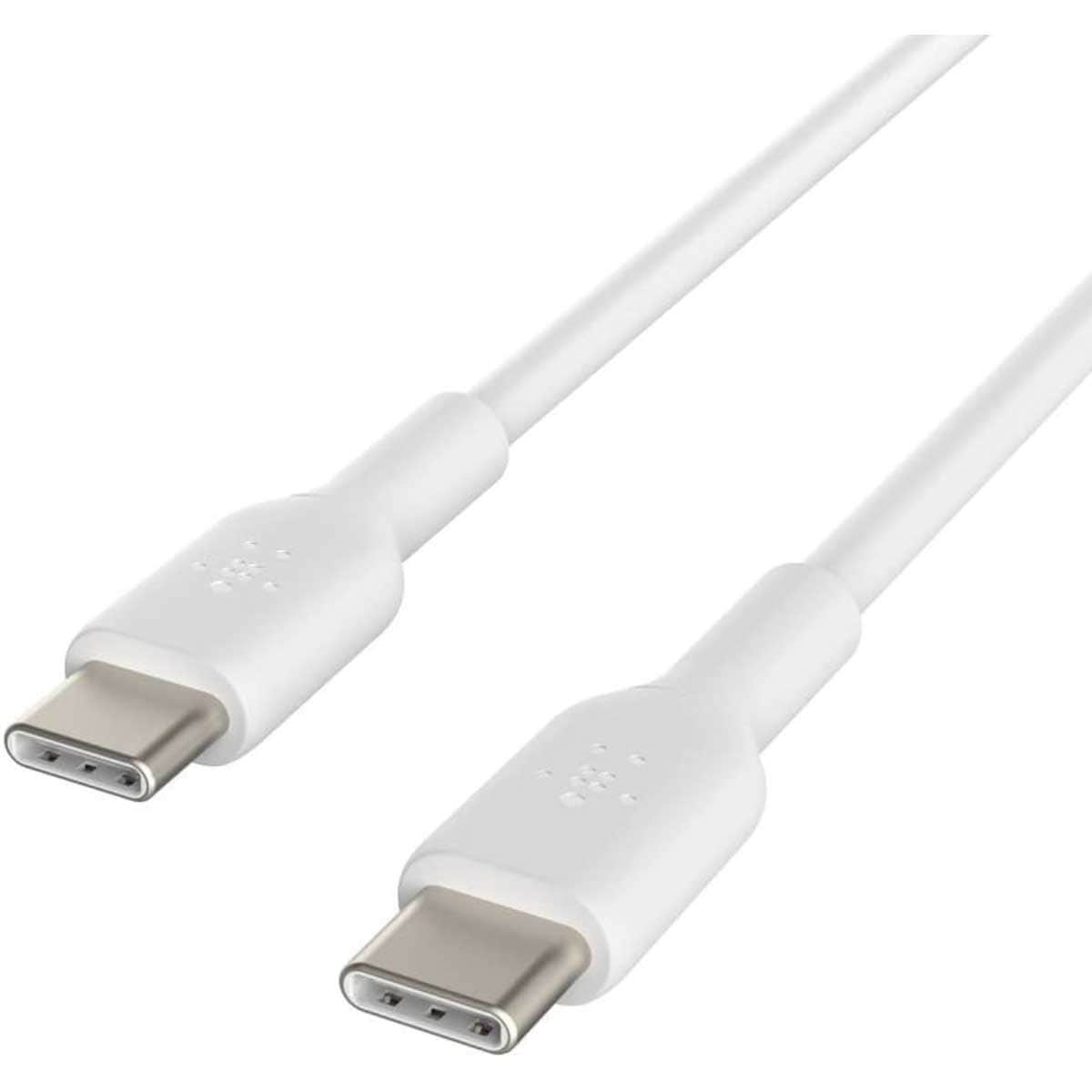 Belkin 2-Piece White 2m Braided USB-C to USB-C Cable Set