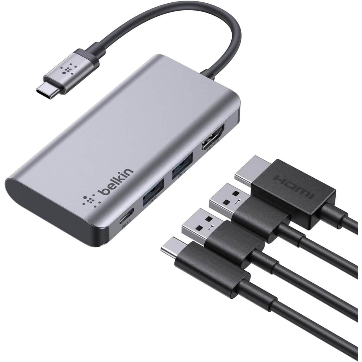 بيلكن محول متعدد المنافذ USB-C 4 في 1