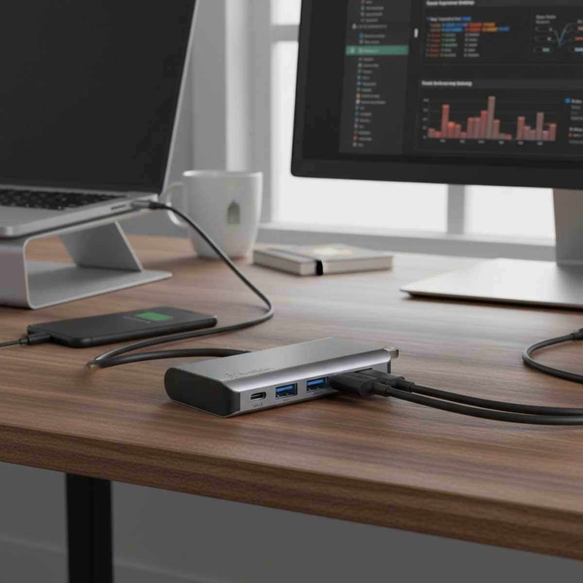 بيلكن محول متعدد المنافذ USB-C 4 في 1