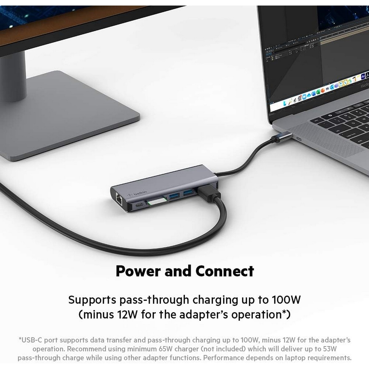 بيلكن محول متعدد المنافذ USB-C 6 في 1