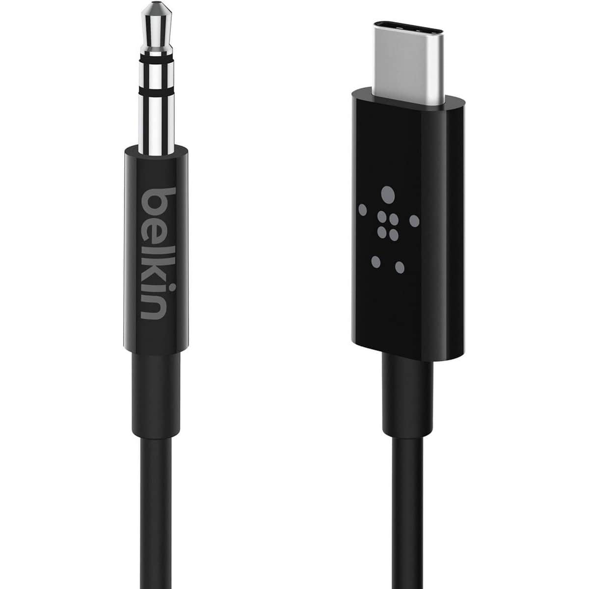 Belkin Black Rockstar USB-C to 3.5mm Audio Cable
