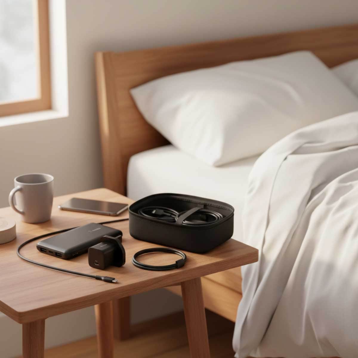 Belkin Black 10000mAh 15W Power Bank & 25W Wall Charger Travel Set