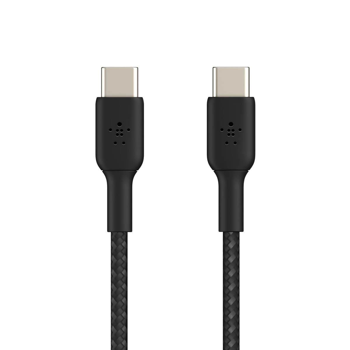 بيلكن أسود كابل USB-C إلى USB-C مجدول بوست تشارج بطول 1 متر