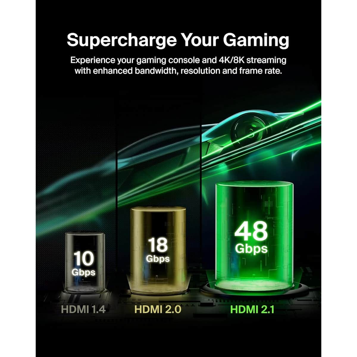 Belkin Black 2m HDMI 2.1 Ultra HD High Speed Cable