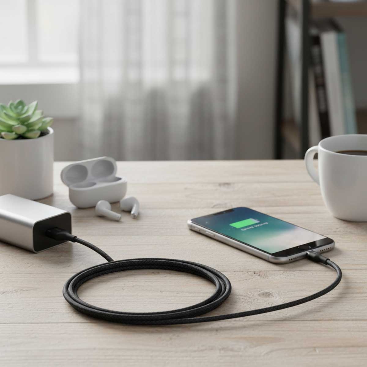 Belkin Black 3m Boost Charge Pro Flex Braided USB-A to Lightning Cable