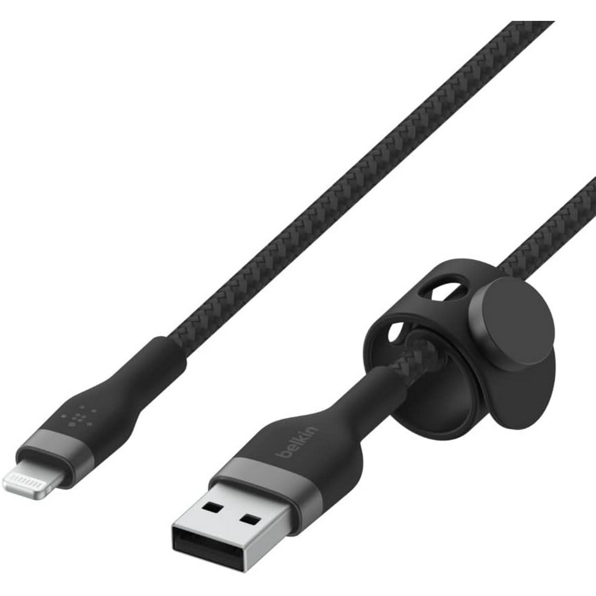 Belkin Black 3m Boost Charge Pro Flex Braided USB-A to Lightning Cable