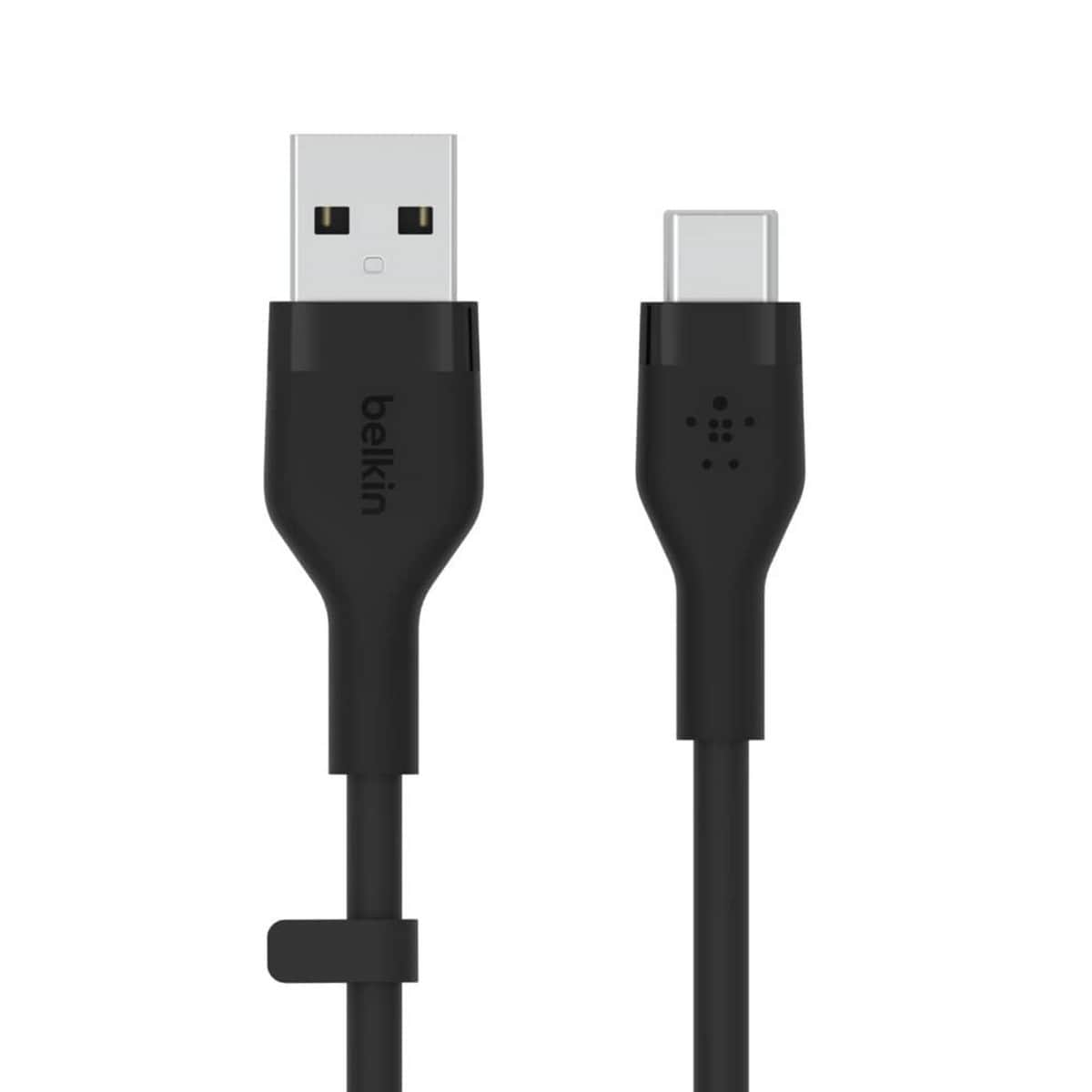 بيلكن أسود كابل USB-A إلى USB-C من سلسلة بوست تشارج برو Flex بطول 3 متر