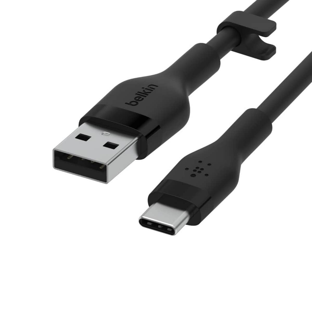 بيلكن أسود كابل USB-A إلى USB-C من سلسلة بوست تشارج برو Flex بطول 3 متر
