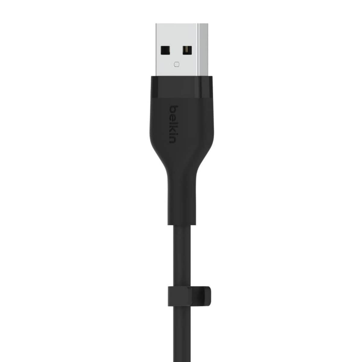 بيلكن أسود كابل USB-A إلى USB-C من سلسلة بوست تشارج برو Flex بطول 3 متر