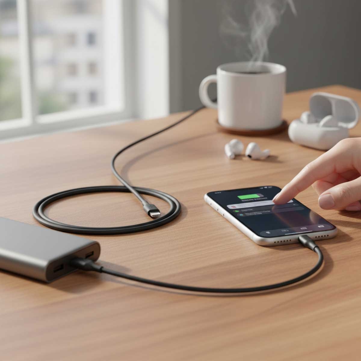 بيلكن كابل بوست تشارج USB-A إلى موصل لايتنينج