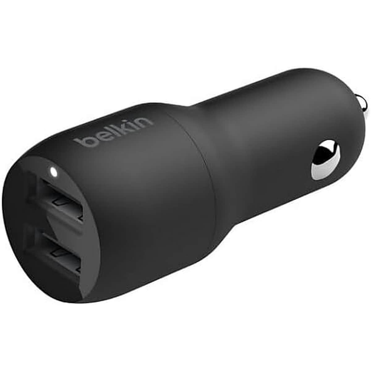 Belkin Black Boost Charge 24W 2-Port USB-A Car Charger