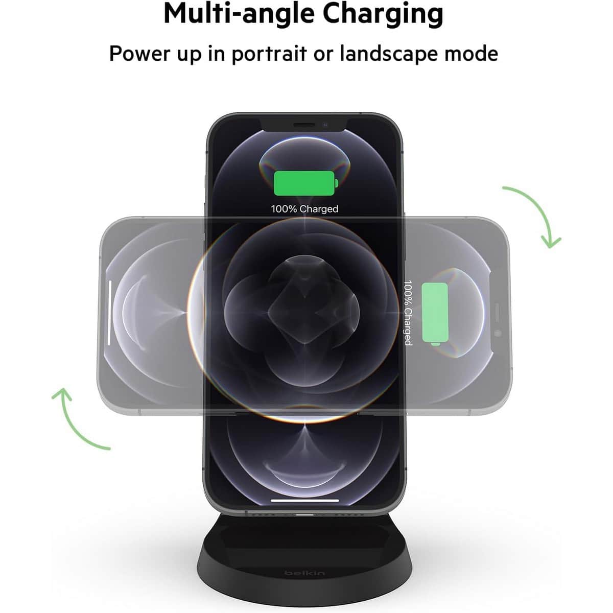 Belkin Black Boost Charge 7.5W Magnetic Wireless Charging Stand
