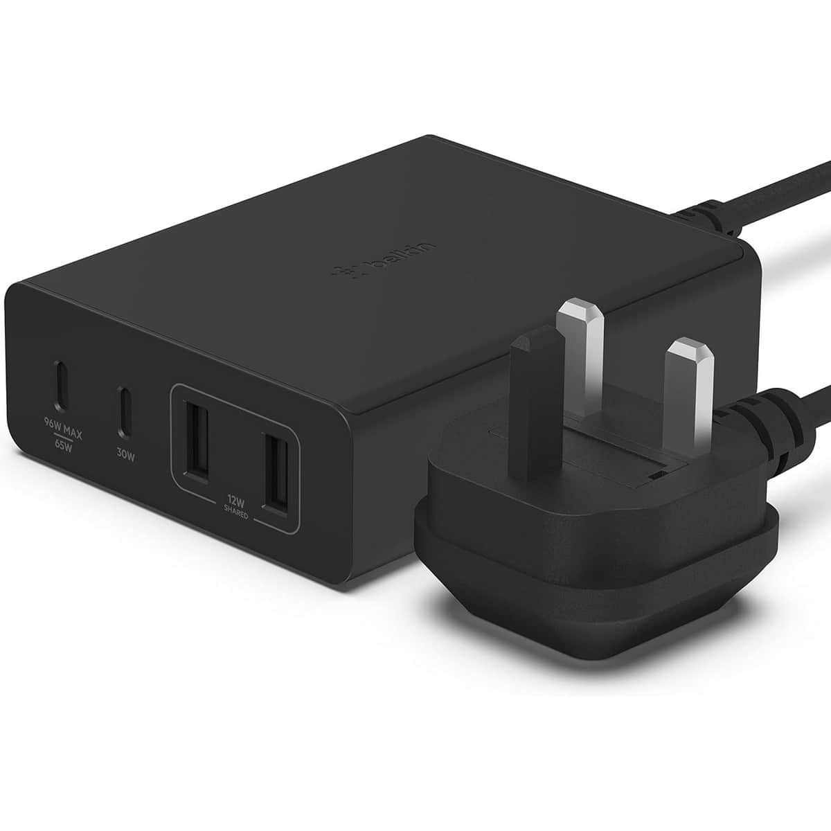 Belkin Boost Charge Pro GaN 108W 4-Port USB-C Desktop Charger with 2m Cord
