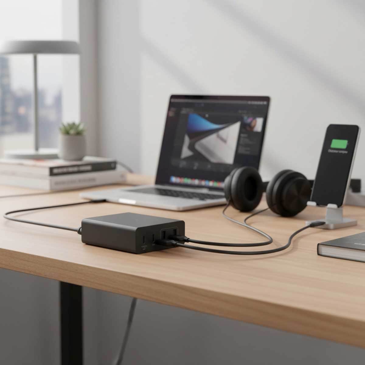 Belkin Boost Charge Pro GaN 108W 4-Port USB-C Desktop Charger with 2m Cord