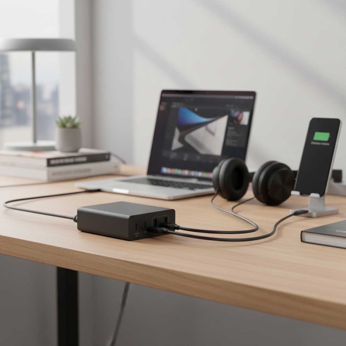 Belkin Boost Charge Pro GaN 108W 4-Port USB-C Desktop Charger with 2m Cord
