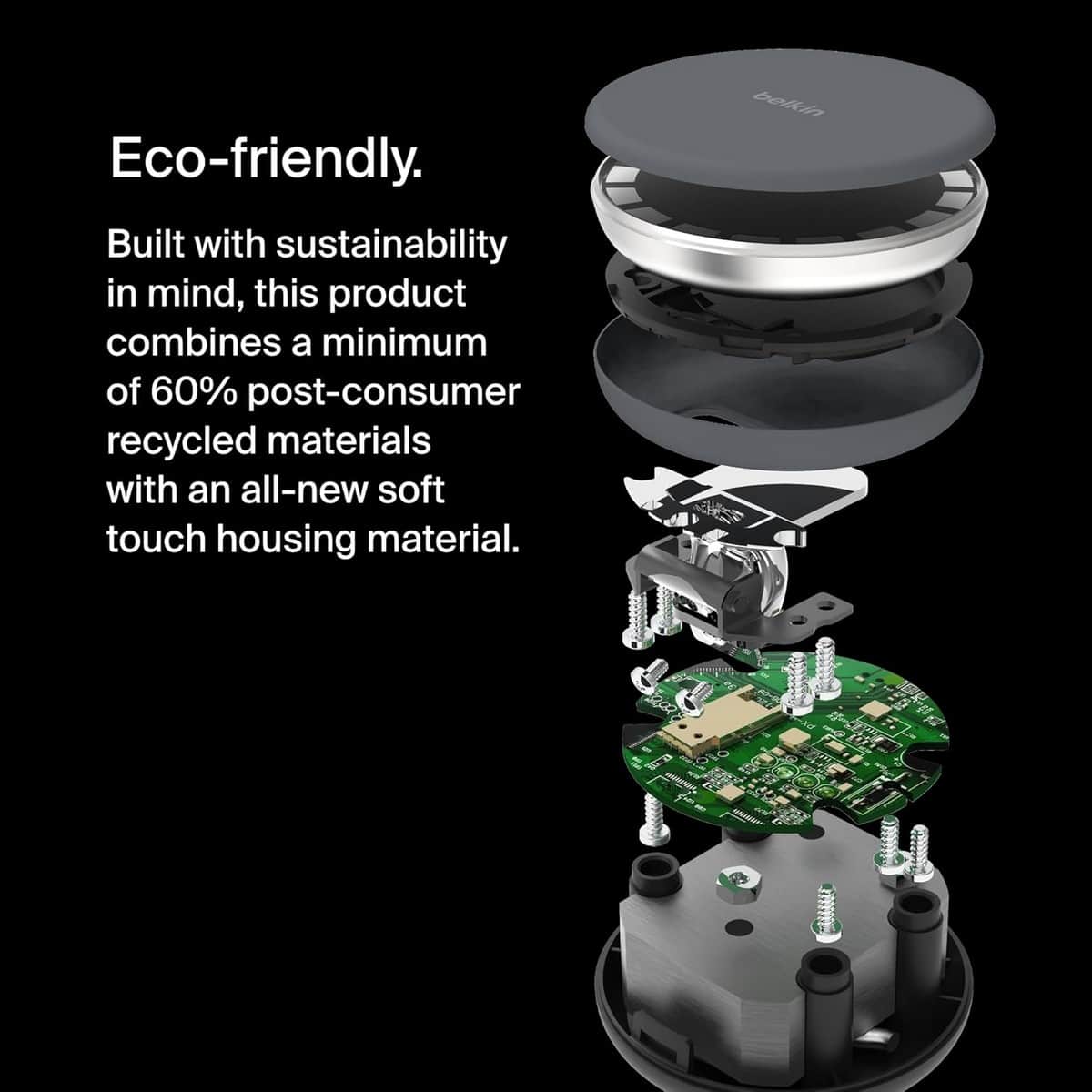 Belkin Boost Charge Pro MagSafe 15W 2-in-1 Wireless Charging Dock