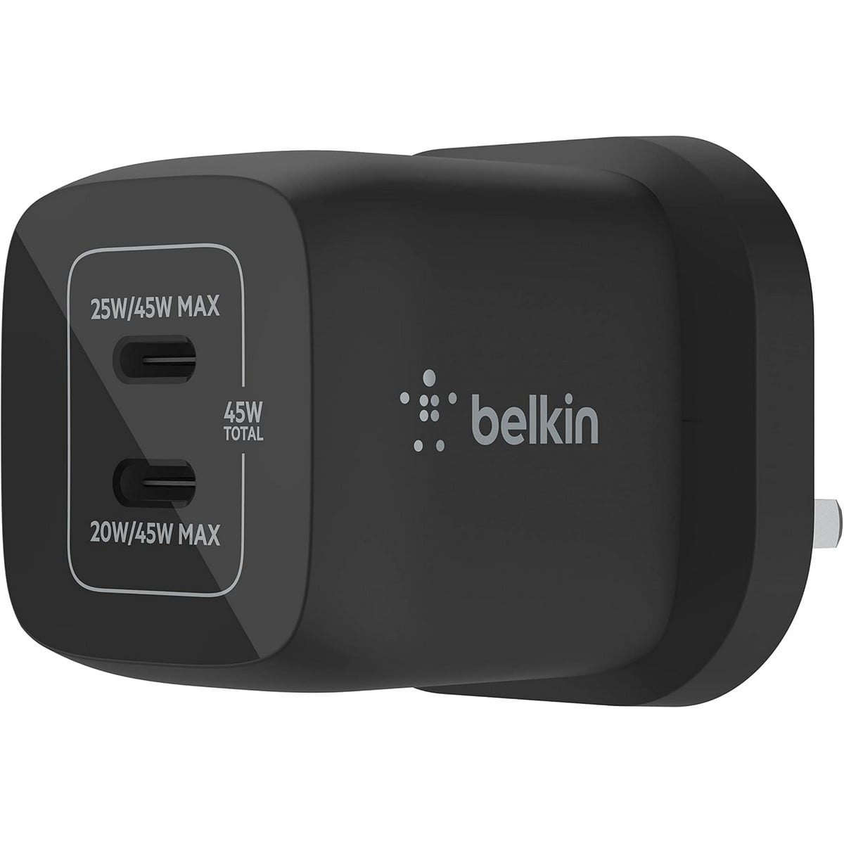 Belkin GaN PPS 45W 2-Port USB-C Wall Charger