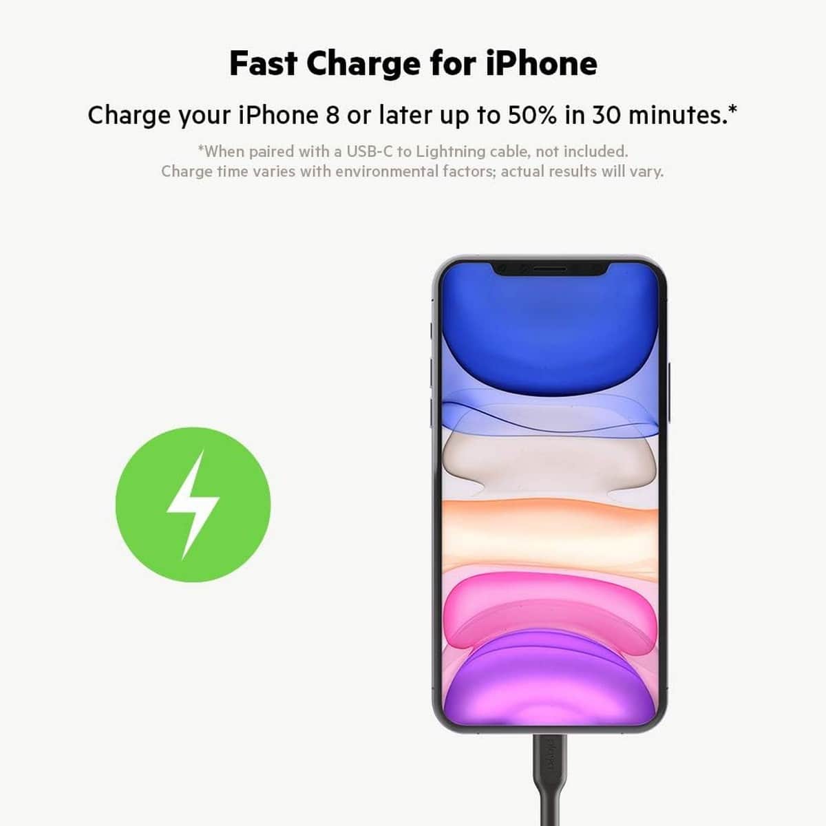 Belkin Black PD 20W USB-C Car Charger