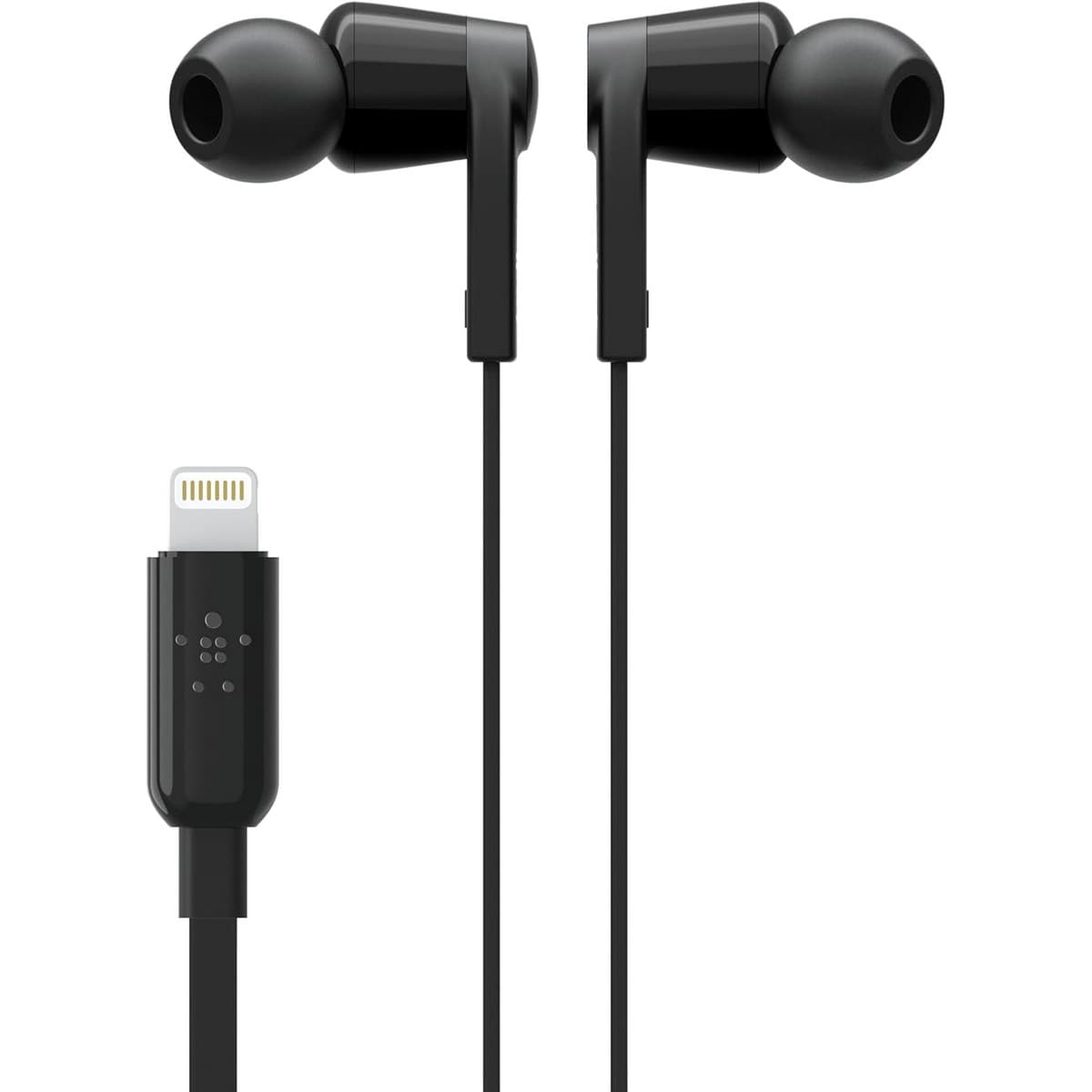 Belkin Black Rockstar Lightning Connector In-Ear Wired Earphones