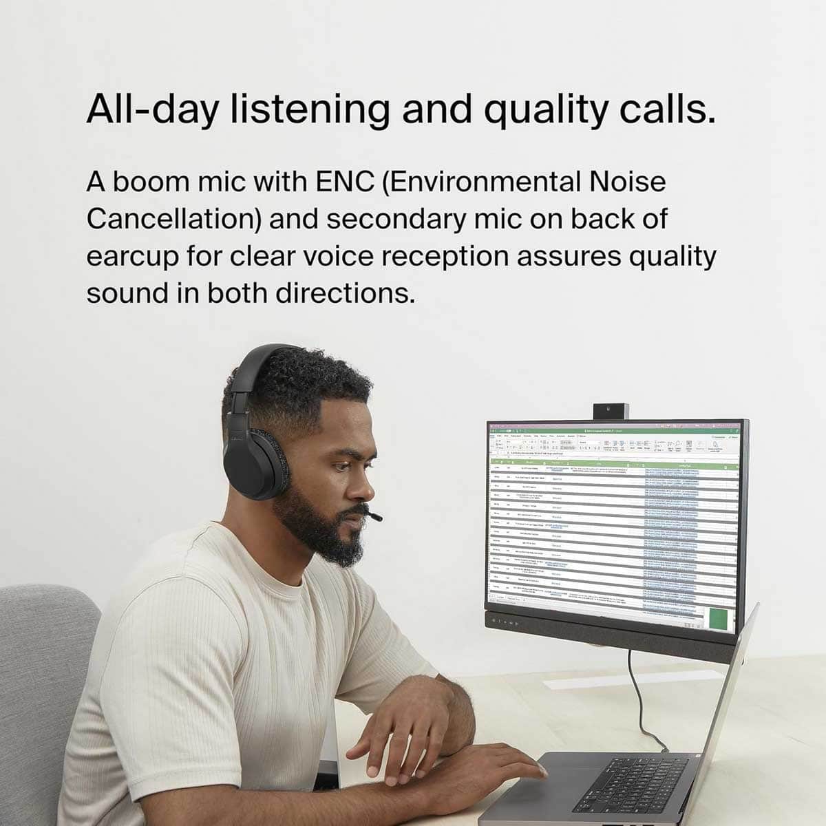 Belkin Black Soundform Adapt Wireless Over-Ear Headphones
