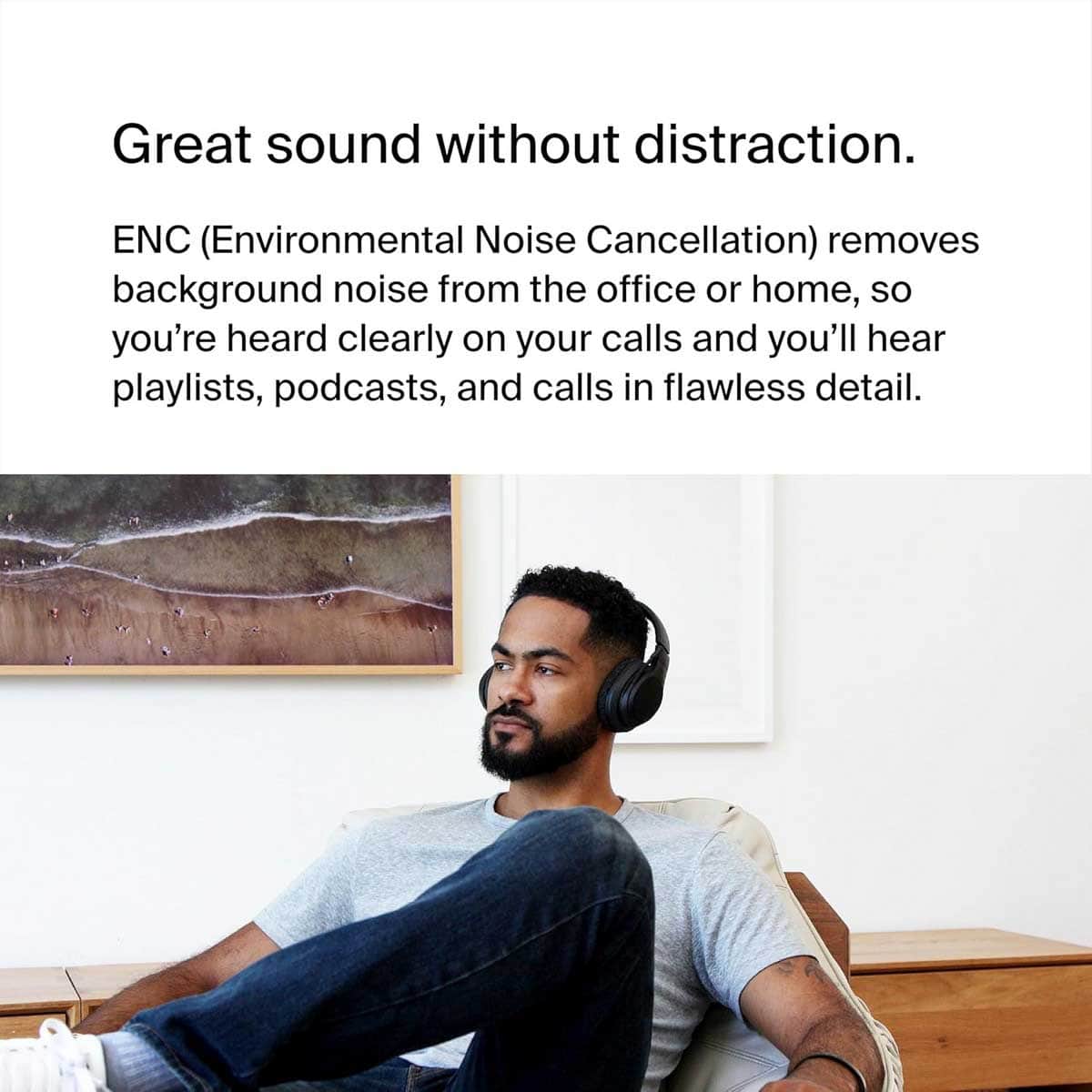 Belkin Black Soundform Adapt Wireless Over-Ear Headphones