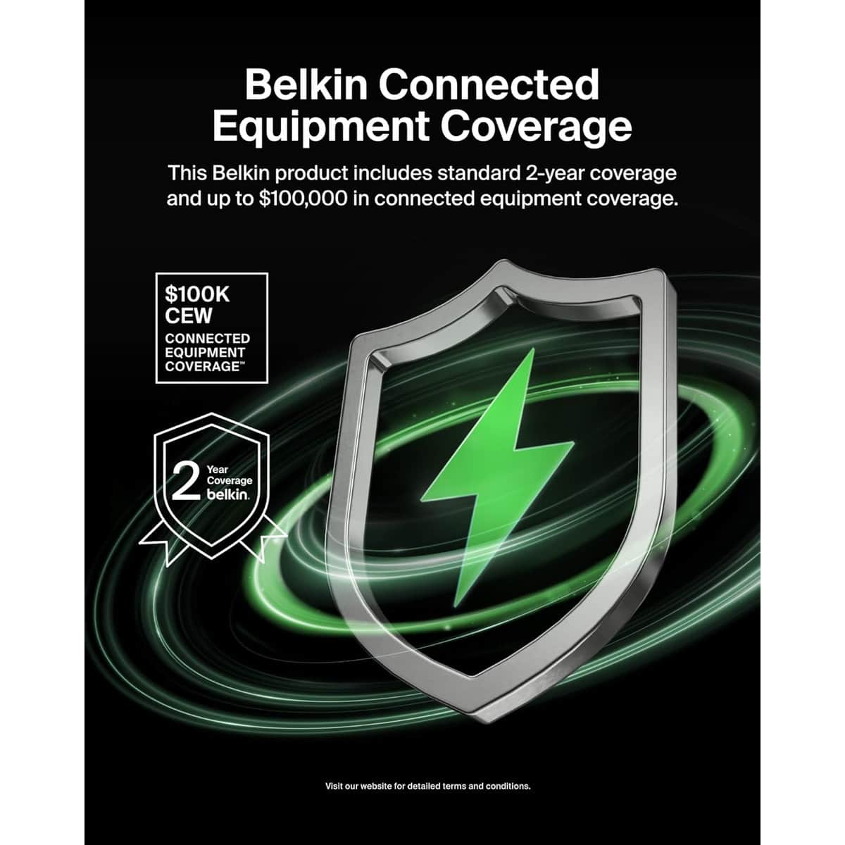 Belkin Black Soundform Adapt Wireless Over-Ear Headphones