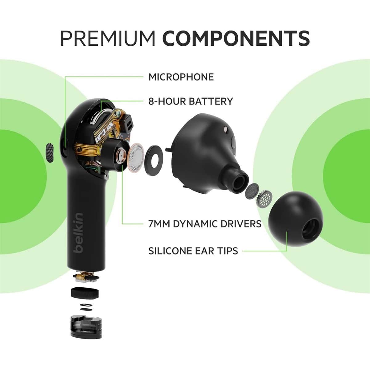 Belkin Soundform Freedom Pro True Wireless Earbuds