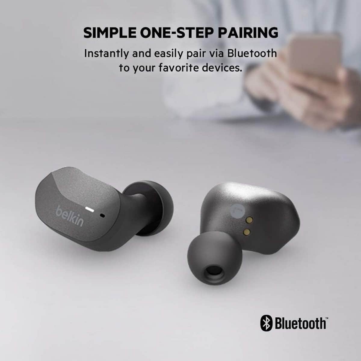 Belkin Black Soundform True Wireless Earbuds