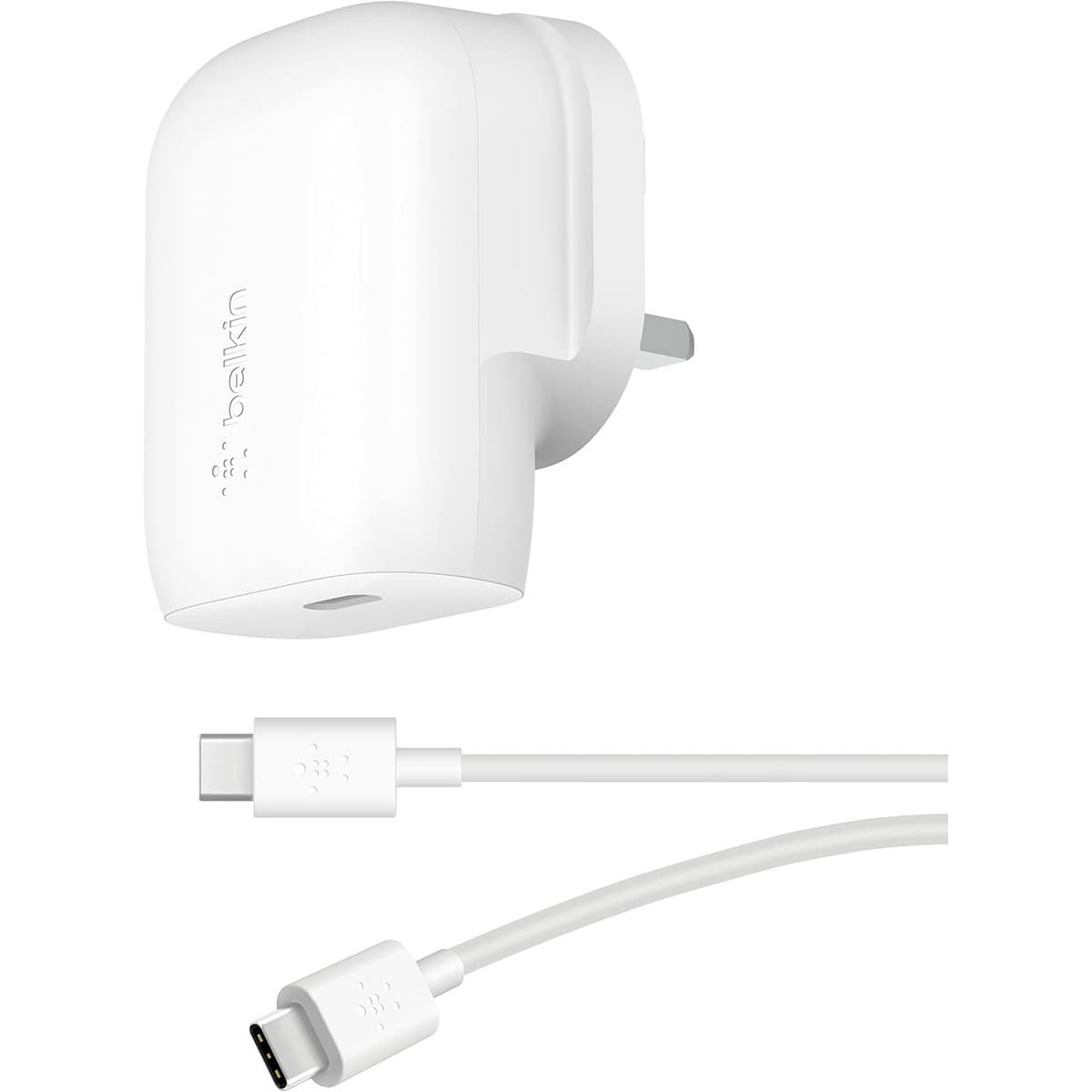 Belkin Boost Charge PPS PD 3.0 30W USB-C Wall Charger & 1m USB-C to USB-C Cable Set