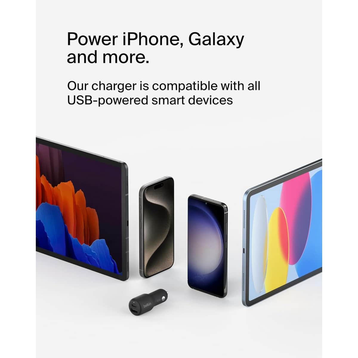Belkin Boost Charge PPS PD 42W 2-Port USB-C & USB-A Car Charger