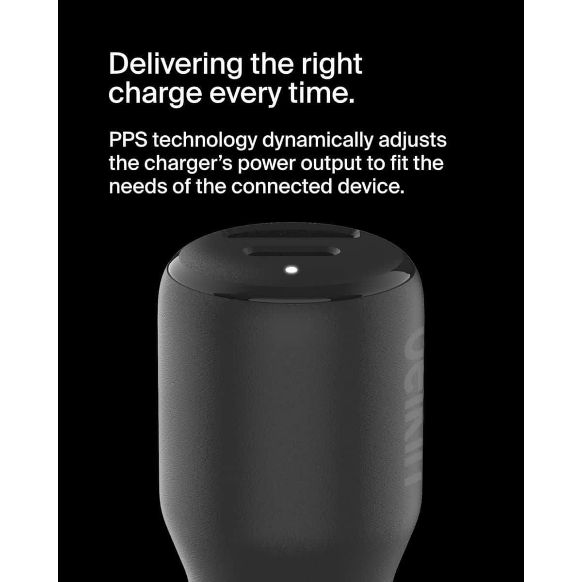 Belkin Boost Charge PPS PD 42W 2-Port USB-C & USB-A Car Charger