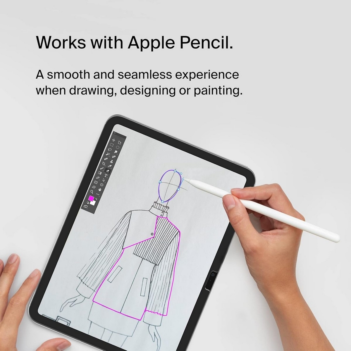 بيلكن شفاف واقي شاشة زجاج مقوى لجهاز iPad الجيل العاشر