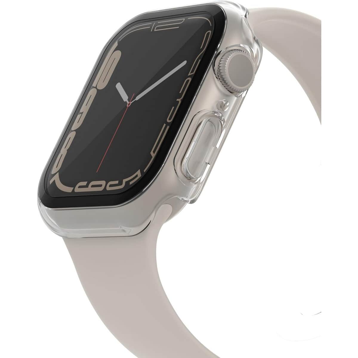 Belkin Clear TemperedCurve 41mm Screen Protector Bumper Case Set for Apple Watch Series 7