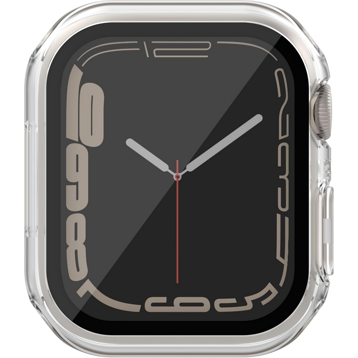 Belkin Clear TemperedCurve 41mm Screen Protector Bumper Case Set for Apple Watch Series 7