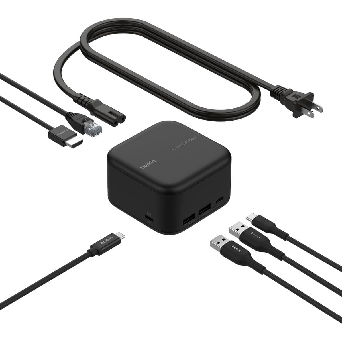 Belkin Connect 130W Core GaN 6-in-1 USB-C Docking Hub