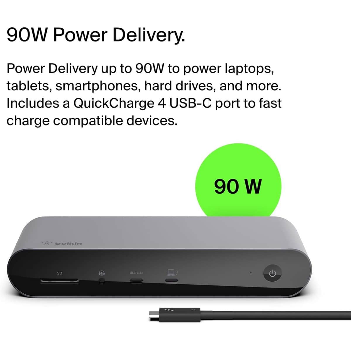 Belkin Connect Pro 12-Port Thunderbolt 4 Dock Hub