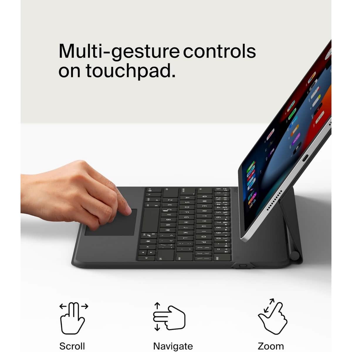 Belkin English/Arabic Wireless Keyboard Case for iPad Pro 12.9"
