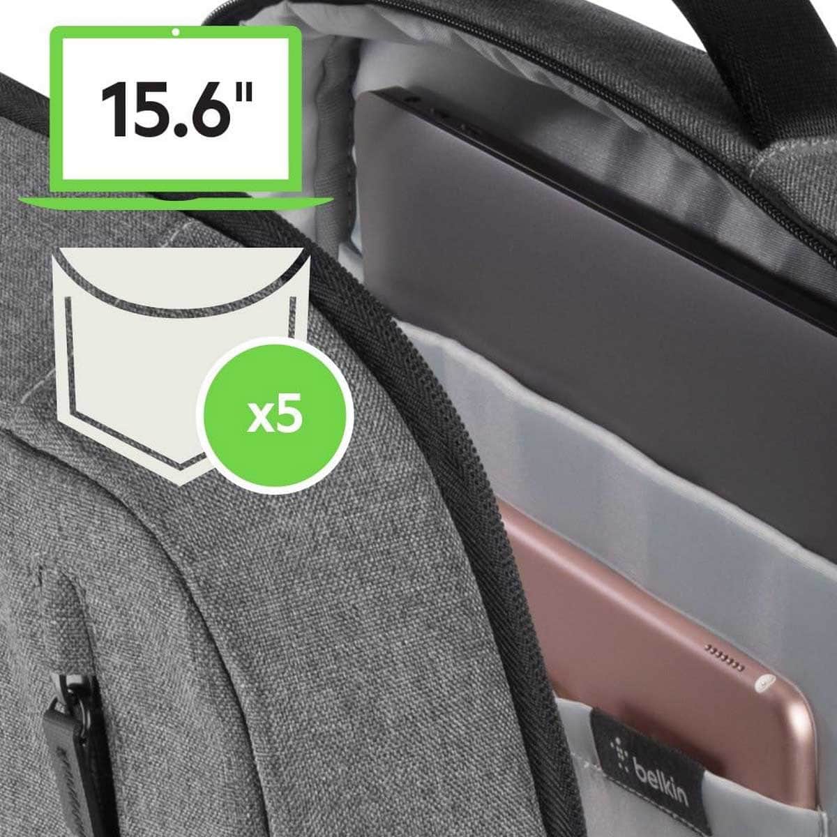 Belkin Grey Classic Pro 13"-17" Laptop Bag