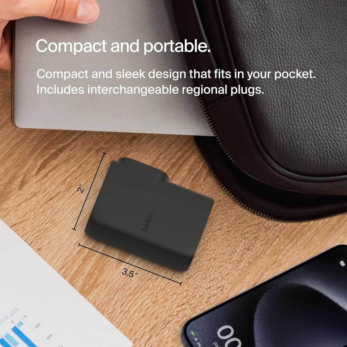 Belkin Hybrid AC 25W PPS Wall Charger & Power Bank 5000mAh Set