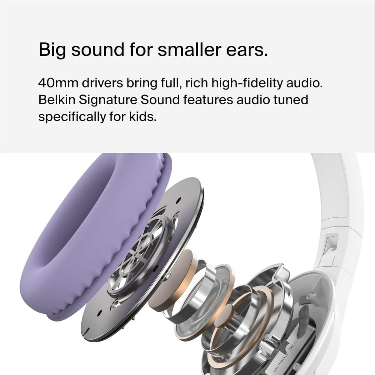 Belkin Soundform Inspire Wireless Over-Ear Kids Headphones