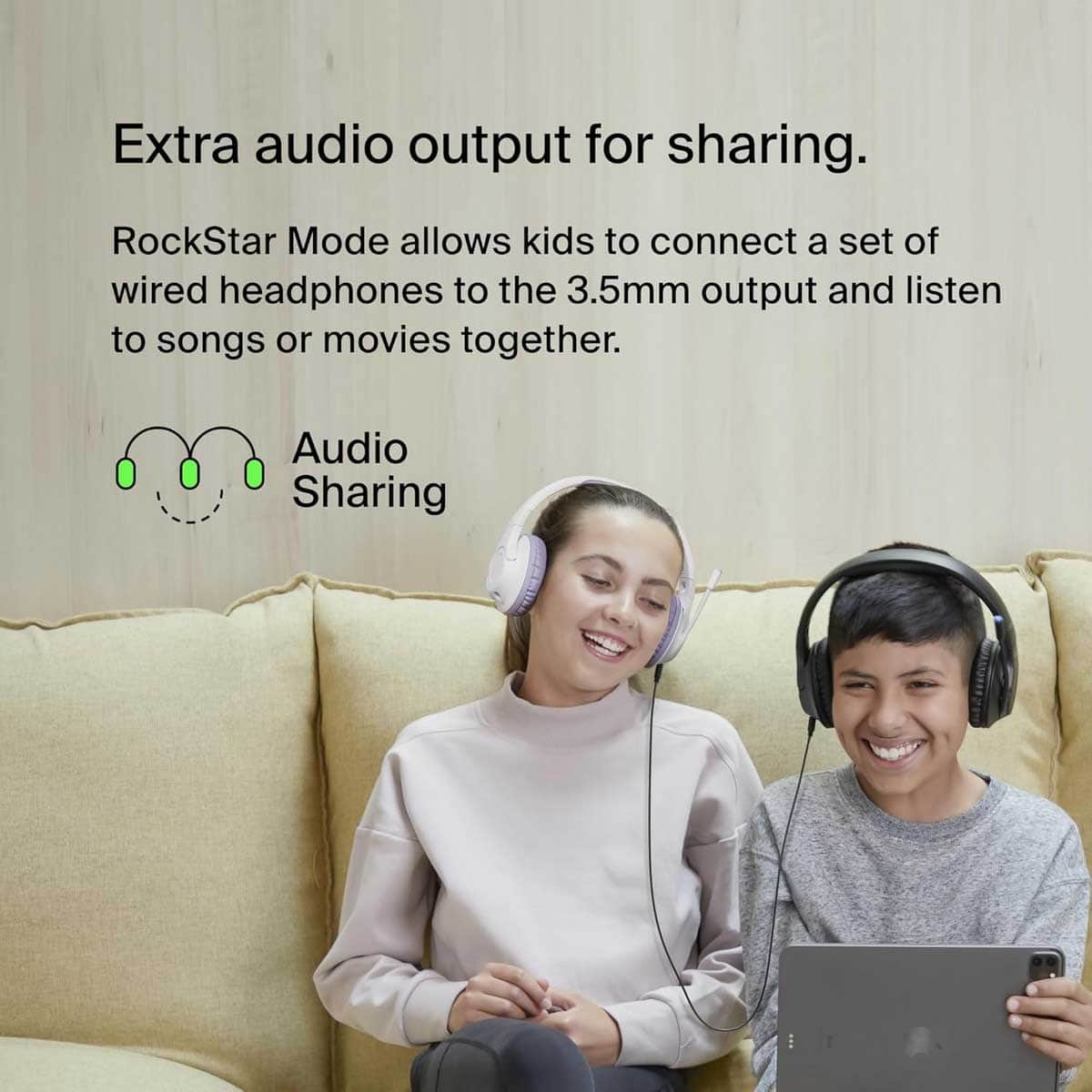 Belkin Soundform Inspire Wireless Over-Ear Kids Headphones