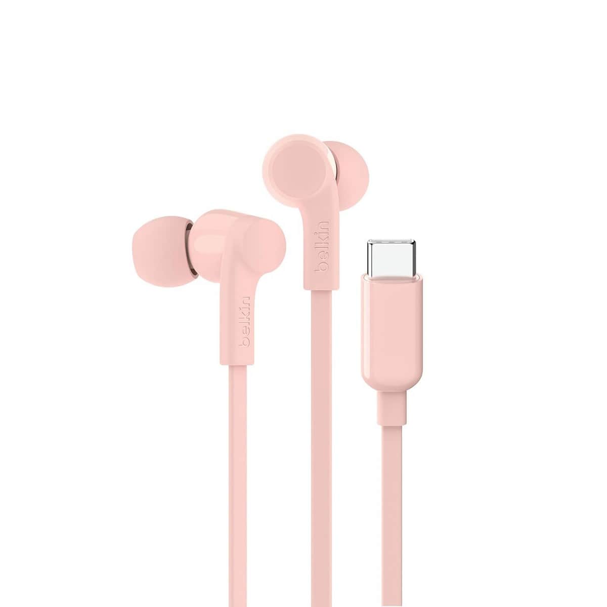بيلكن وردي سماعات أذن سلكية داخل الأذن بمنفذ USB-C