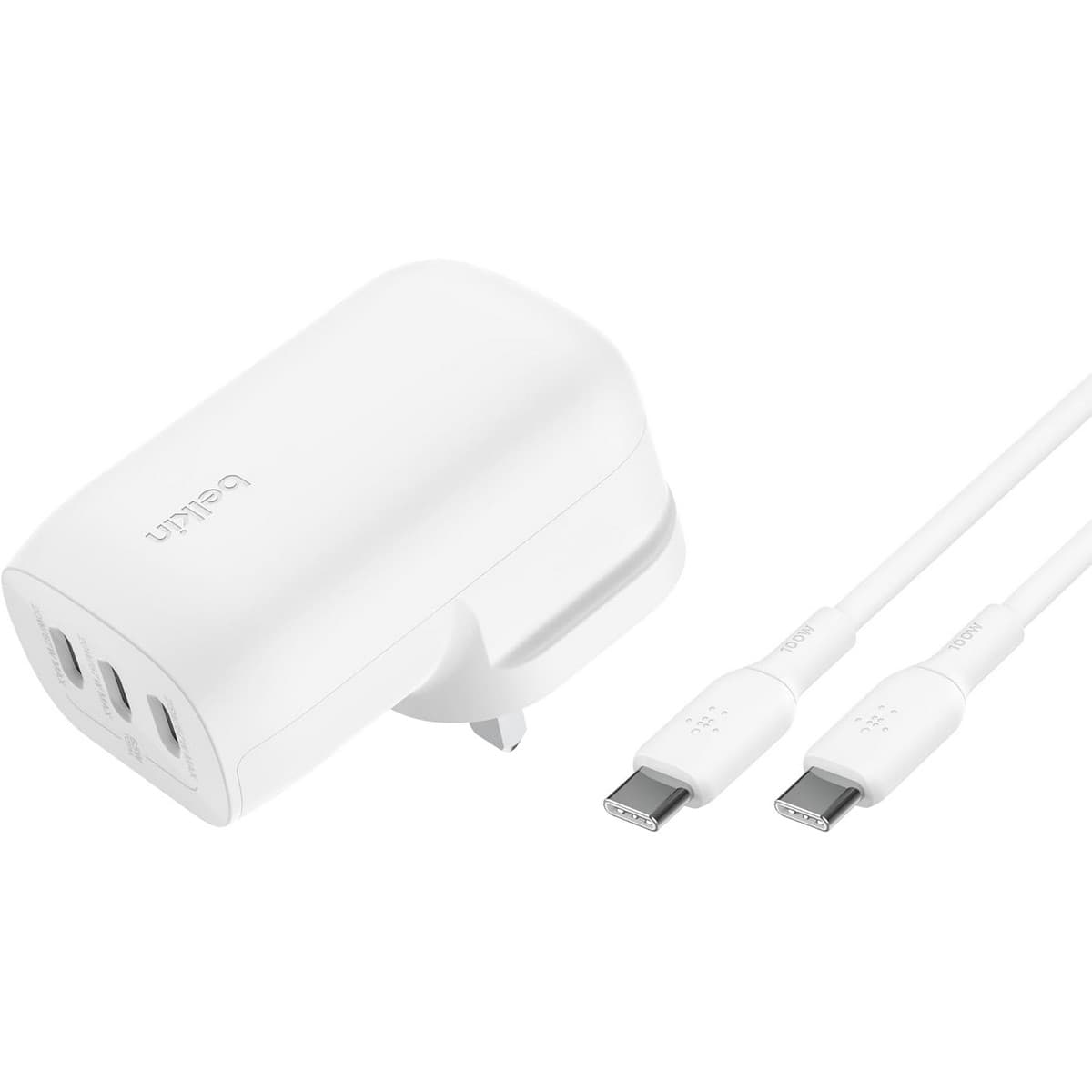 Belkin PPS PD 67W USB-C Wall Charger & 2m USB-C to USB-C Cable Set