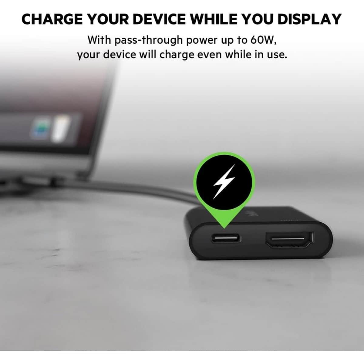 بيلكن محول USB-C إلى HDMI مع الشحن